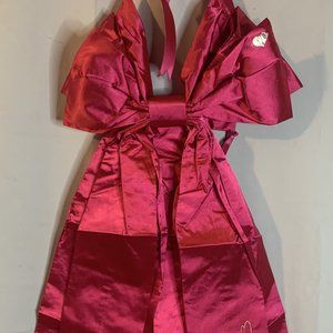 Niosoki Anime Present For You Bow Lingerie Bow Lingerie Outfit Large - Rose
